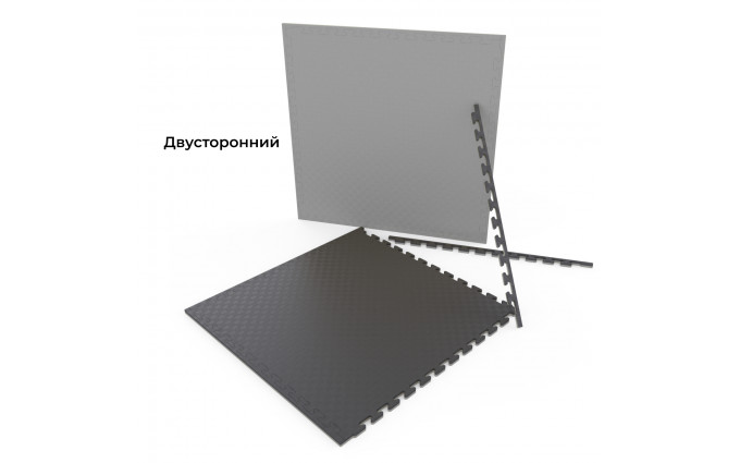 Будо-мат EVA DFC 100 x 100 см, 40 мм, цвет серо-черный