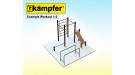 Воркаут площадка Kampfer Example Workout 1-2 Воркаут площадка Kampfer Example Workout 1-2